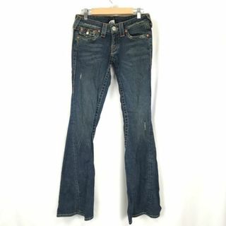 90s-00s/USA製★True Religion/トゥルーレリジョン★ブーツカットデニムパンツ/ジーンズ【size-W26/XS/股下86cm】JOEY/Pants◆BG898#BUZZBERG(デニム/ジーンズ)