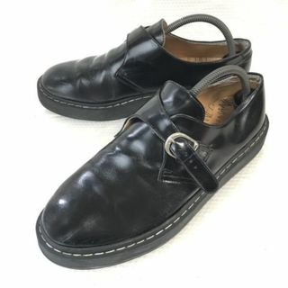 マネブ/MANEBU★FOOT”FACE SKIN/本革/モンクストラップ【42/27.0/黒/BLACK】スケートボードシューズ/ビジネス/dress shoes◆bH-151 #BUZZBERG(ドレス/ビジネス)