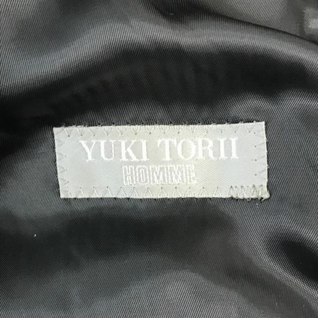 ユキトリイ/YUKI TORII HOMME★ベロア/テーラードジャケット【メンズ170-175/黒/black】抗菌防臭/キュプラ裏地/Jackets◆BH296 #BUZZBERG メンズのジャケット/アウター(テーラードジャケット)の商品写真