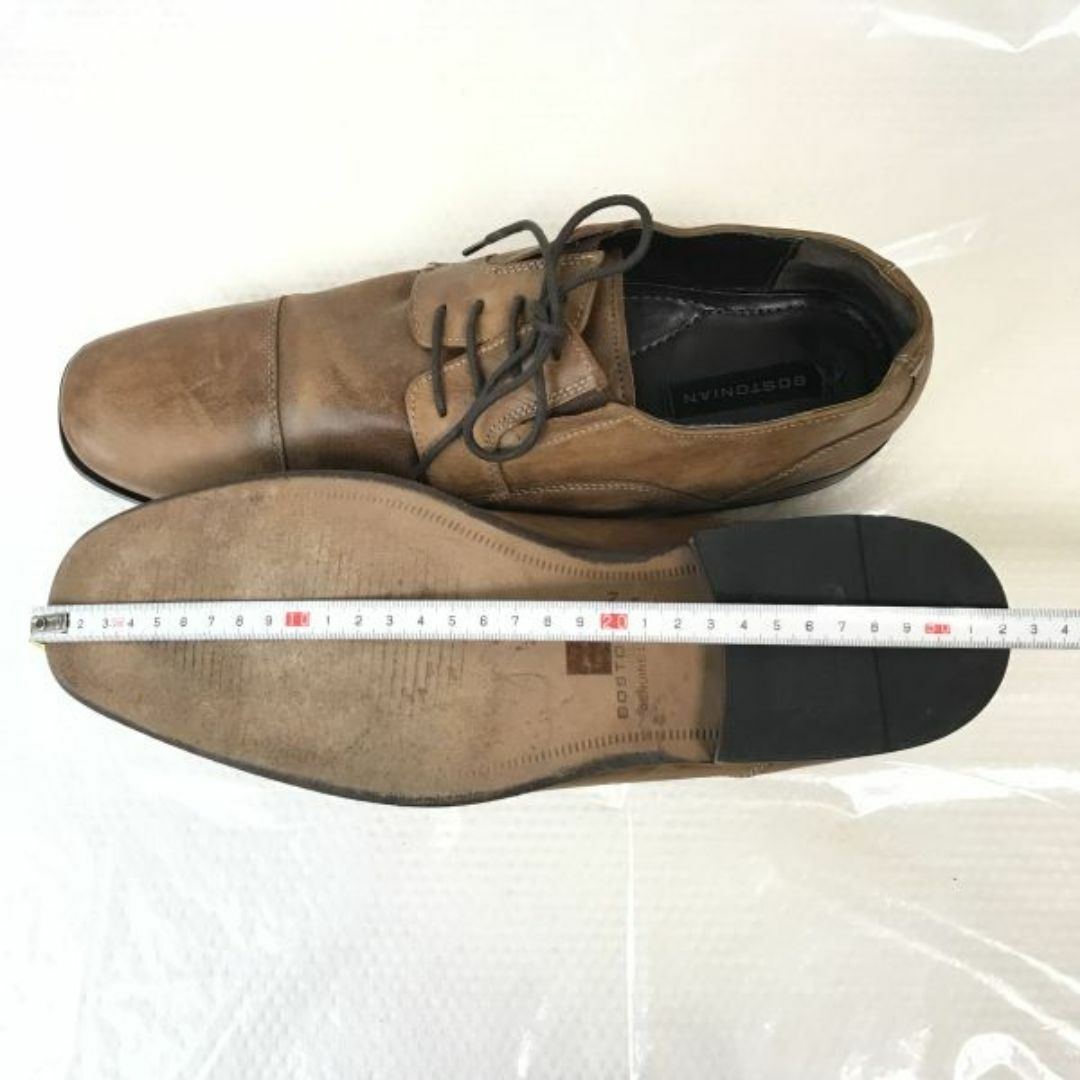 良品★ボストニアン/BOSTONIAN★オールレザー/ストレートチップ【11.5M/29.0-29.5/茶/BROWN】キャップトゥ/ビジネス/dress shoes◆bi-101 #BUZZBERG メンズの靴/シューズ(ドレス/ビジネス)の商品写真