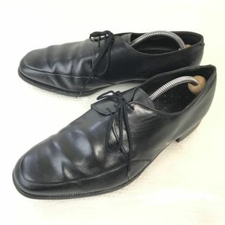 70s-80s?イングランド製/ビンテージ★Ainsley Blake 1864★グッドイヤー製法/Uチップ【9.5/28.0/黒/BLACK】ビジネス/dress shoes◆bi-84 #BUZZBERG(ドレス/ビジネス)