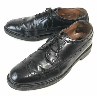 ボストニアン/BOSTONIAN★本革/グッドイヤー製法/ロングウイングチップ【10EEE/E/28.0/黒/BLACK】ビジネス/dress shoes◆bJ-108 BUZZBERG(ドレス/ビジネス)