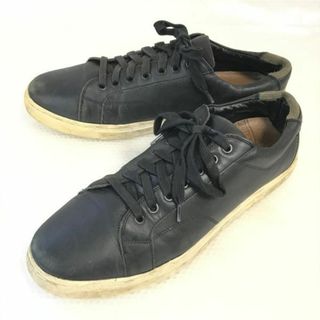 ジースターロゥ/G-STAR RAW★レザースニーカー【28.5相当/EUR44/UK10/黒】シューズ/靴/sneakers/Shoes/trainers◆bj-20 BUZZBERG(スニーカー)