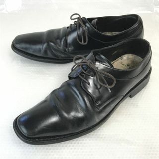 高級グッドイヤー製法★KANSAI MAN Collection/山本寛斎★本革/プレーントゥ【25.5/黒/BLACK】ビジネス/dress shoes◆bJ-46 BUZZBERG(ドレス/ビジネス)