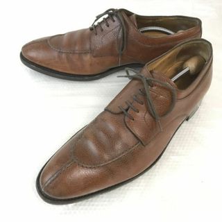 80s-90s?フランス名門★ローディング/LODING SHOES★シボ本革/グッドイヤー製法/Uチップ【10/28.5/茶/BROWN】ビジネス/dress shoes◆bJ-62 BUZZBERG(ドレス/ビジネス)