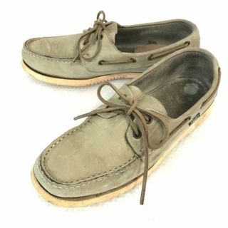 パラブーツ/PARABOOT/MARINEモデル★本革/マッケイ製法/モカシン/デッキシューズ【7.5/26.0/ベージュ/BEIGE】スリッポン◆bJ-77 BUZZBERG(ブーツ)