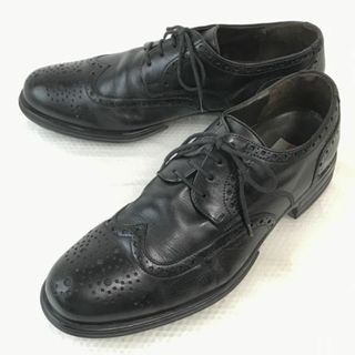 ドイツ製★ロイド/Lloyd★快適ラバーソール/本革/ウイングチップ【9.5/28.0/黒/BLACK】ビジネス/dress shoes◆bJ-55 BUZZBERG(ドレス/ビジネス)