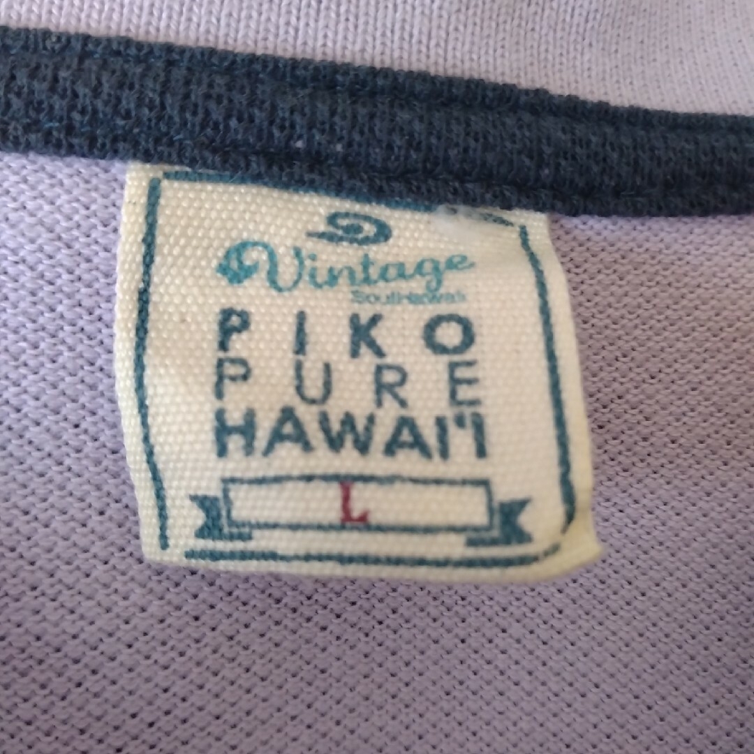 PIKO(ピコ)のPIKO PURE hawaii vintageメンズポロシャツ　Ｌサイズ メンズのトップス(ポロシャツ)の商品写真