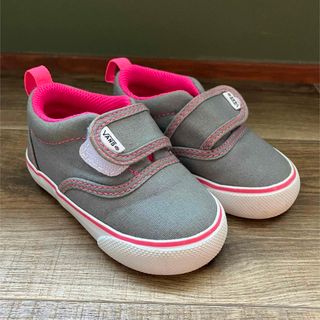 VANS ベビー靴  スニーカー 12.5cm グレー ピンク(スニーカー)