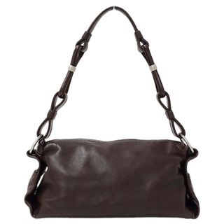 ボッテガヴェネタ(Bottega Veneta)のボッテガ ヴェネタ BOTTEGAVENETA バッグ レディース ブランド ショルダーバッグ レザー ブラウン 137339 ワンショルダー 肩掛け コンパクト おしゃれ 【中古】(ショルダーバッグ)