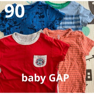 ベビーギャップ(babyGAP)の【4枚セット】半袖Tシャツ　babyGAP　ユニクロ(Tシャツ/カットソー)