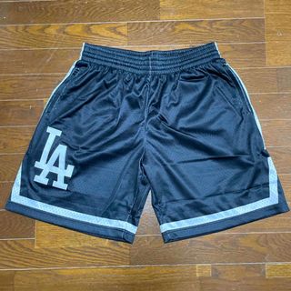 メジャーリーグベースボール(MLB)のMLB 2024年モデル L.A MESH SHORT レアブラック(ショートパンツ)