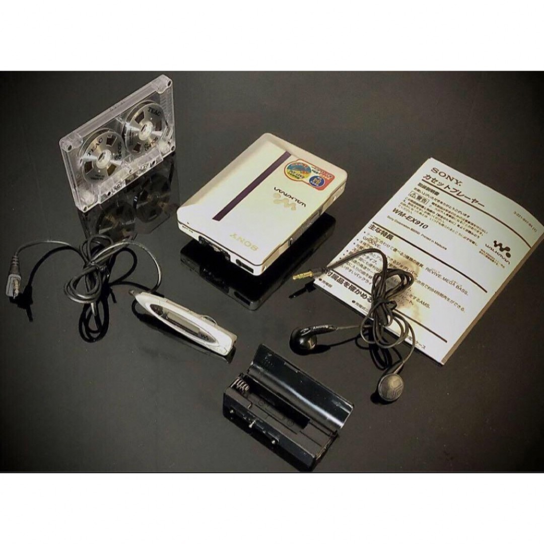 SONY - カセットウォークマンSONY WM-EX910、白「整備済み、完動 SONY - カセットウォークマンSONY WM-EX910、白「整備済み、完動