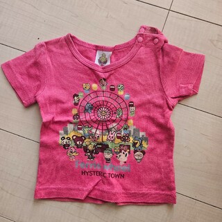 ヒステリックミニ(HYSTERIC MINI)のヒステリックミニ　ベビーTシャツ　70　ピンク(Tシャツ/カットソー)