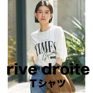 RIVE DROITE - rive droite リヴドロワ　NYC TIMES SQUARE Tシャツ