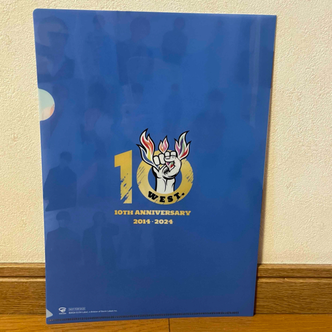 ジャニーズWEST(ジャニーズウエスト)のWEST. ハート/FATE 特典クリアファイル 藤井流星 エンタメ/ホビーのタレントグッズ(アイドルグッズ)の商品写真