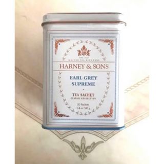 ディーンアンドデルーカ(DEAN & DELUCA)のHarney & Sons アールグレイスプリーム 20サシェ入り缶(茶)