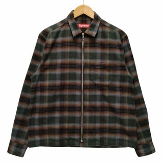 Supreme - SUPREME シュプリーム 24SS Shadow Plaid Flannel Zip Up Shirt チェック フランネル ジップアップ シャツ 正規品 / 34214