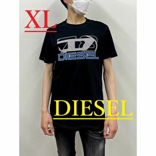 ディーゼル(DIESEL)のディーゼル　Tシャツ 12B24　XLサイズ　ブラック　新品タグ付プレゼントにも(Tシャツ/カットソー(半袖/袖なし))