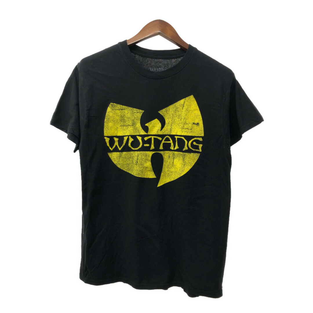 Wu-Tang Clan ウータン・クラン 半袖Ｔシャツ ラップT ブラック (メンズ L) 中古 古着 Q5359 メンズのトップス(Tシャツ/カットソー(半袖/袖なし))の商品写真