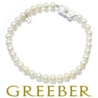 ミキモト(MIKIMOTO)のミキモト ブレスレット パール アコヤ真珠 5.5-6.0mm   シルバー (ブレスレット/バングル)