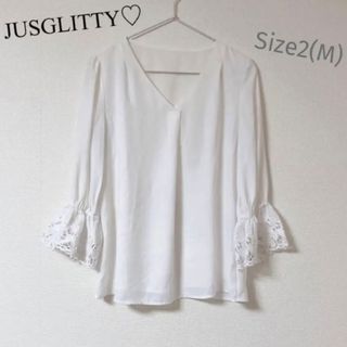 ジャスグリッティー(JUSGLITTY)のジャスグリッティー♡レース♡ブラウス♡アプワイザーリッシェ♡リランドチュール(シャツ/ブラウス(長袖/七分))