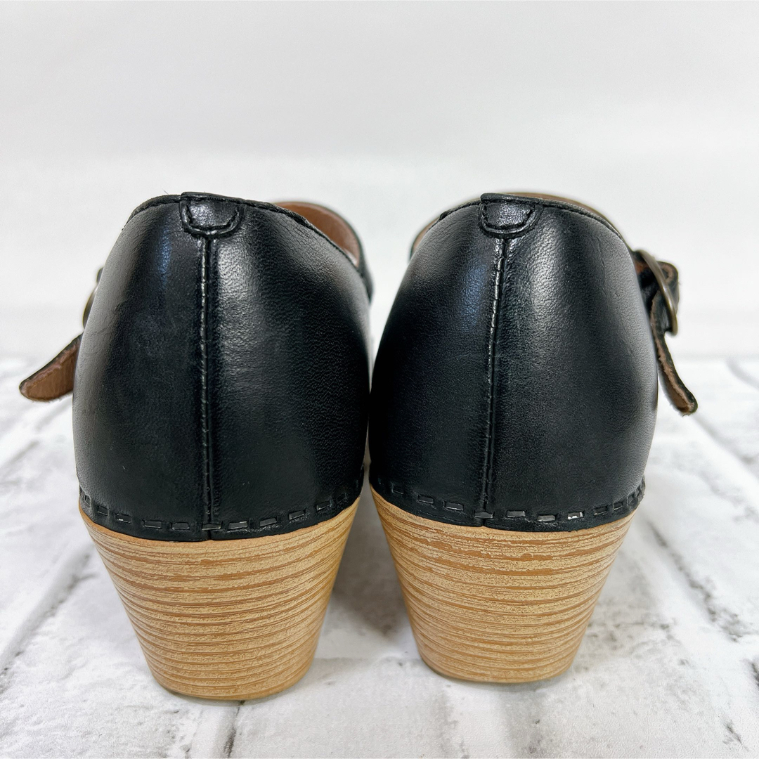 dansko(ダンスコ)のdansko ダンスコ レザーシューズ メリージェーン ストラップ 厚底 ヒール レディースの靴/シューズ(ローファー/革靴)の商品写真