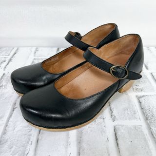 dansko ダンスコ レザーシューズ メリージェーン ストラップ 厚底 ヒール