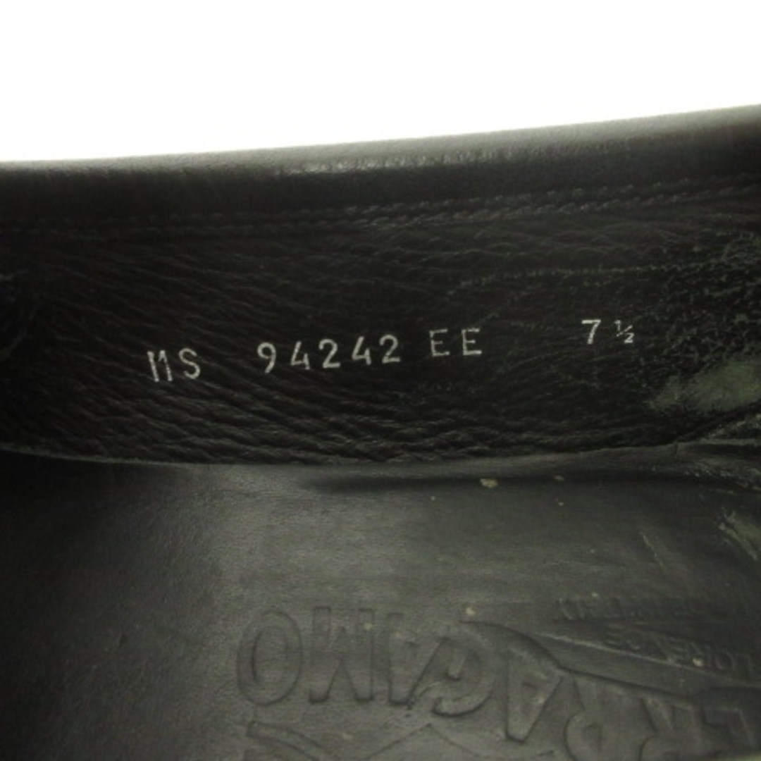 Salvatore Ferragamo(サルヴァトーレフェラガモ)のサルヴァトーレフェラガモ ガンチーニ ローファー 25.5cm 黒 ■U90 メンズの靴/シューズ(スリッポン/モカシン)の商品写真