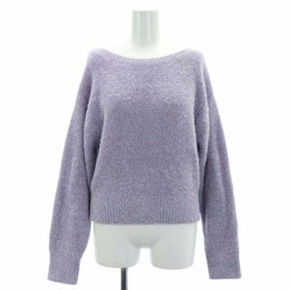 ジャスグリッティー(JUSGLITTY)のジャスグリッティー 23AW 前後2WAYラメニット セーター カーディガン 2(ニット/セーター)