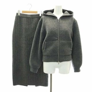 ジャスグリッティー(JUSGLITTY)のジャスグリッティー 23AW フーディーニットアップ セットアップ  1 グレー(その他)