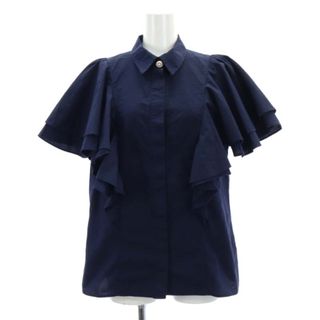 アザー(other)のエステラケー Pia Ruffled Blouse ブラウス ケープスリーブ(シャツ/ブラウス(半袖/袖なし))