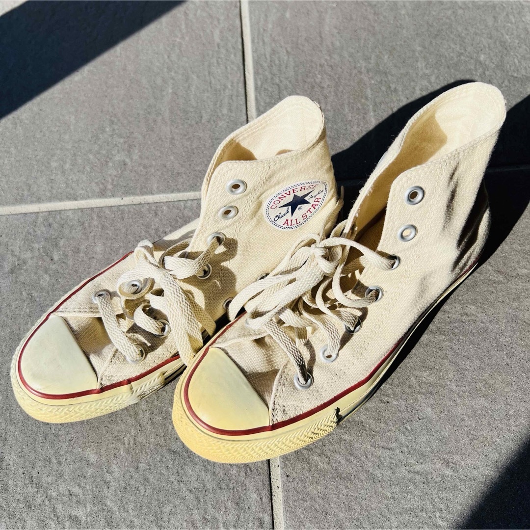 CONVERSE(コンバース)のコンバース オールスター ハイカット アイボリー キナリ レディースの靴/シューズ(スニーカー)の商品写真