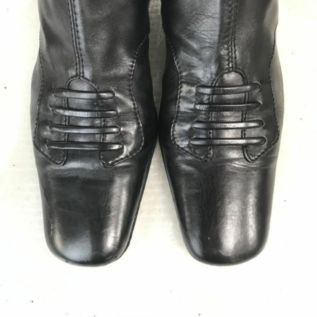 定価3万↑イタリア製★SIGERSON MORRISON シガーソンモリソン★本革/サイドジップ/ロングブーツ【5/22.5-23.0/黒/BLACK】Shoes◇bWB80-3 #BUZZBERG レディースの靴/シューズ(ブーツ)の商品写真