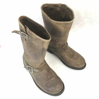 ハーレーダビッドソン/Harley-Davidson★エンジニアブーツ【43/27.5-28.0/茶/BROWN】グッドイヤー製法/バイクシューズ/Shoes◇bWB72-10 #BUZZBERG(ブーツ)