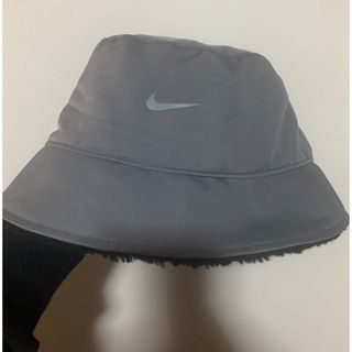 ナイキ(NIKE)のナイキ　NIKE バケットハット　帽子　ブラック　リバーシブル　黒　グレー(ハット)