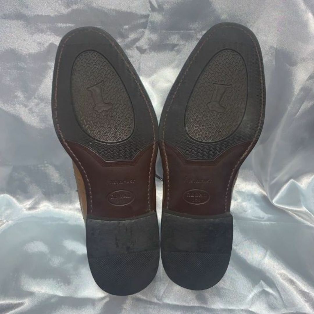 REGAL(リーガル)のリーガル REGAL ビジネスシューズ ウイングチップ クムガンモデル 25.0 茶色 ブラウン ◆is1-22 #BUZZBERG メンズの靴/シューズ(ドレス/ビジネス)の商品写真