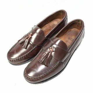 アレンエドモンズ(Allen Edmonds)のアレンエドモンズ★ビンテージStoweモデル サイズ8.5E★26.0-26.5cm★タッセルローファー★茶色 ブラウン◆is6-42 #BUZZBERG(スリッポン/モカシン)