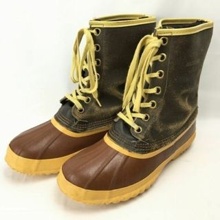 SOREL/ソレル 　サイズ26.5-27.5程度　ビンテージカナダ製　スノーブーツ　ライナー付き　ダークブラウン　管No.N46 #BUZZBERG(ブーツ)