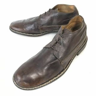 イタリア製/職人ハンドメイド★ジョンバルベイトス/John Varvatos★本革/チャッカブーツ【9/27.5/茶/BROWN】ビジネス/dress shoes◆pE-32 #BUZZBERG(ブーツ)