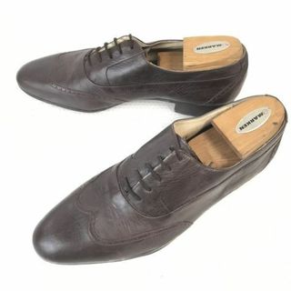 Made in Italy★BRASSBOOT/ブラスブーツ★本革/ウィングチップ【10.5M/28.0/茶/BROWN】内羽根式/バルモラル/ビジネス/dress shoes◆pD-151 #BUZZBERG(ブーツ)