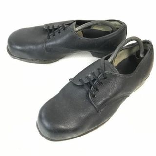 ビンテージ/Vintage★JENKIN★スチールトゥ/本革/欧州サービスシューズ/プレーントゥ【9/27.5/黒/BLACK】安全靴/ビジネス/dress shoes◆pD-144 #BUZZBERG(ドレス/ビジネス)