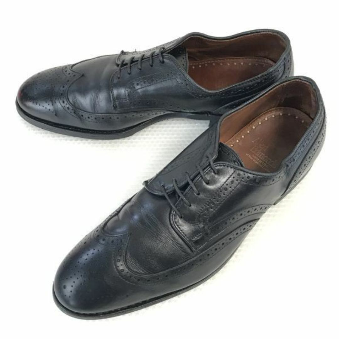 Allen Edmonds(アレンエドモンズ)のUSA製ビンテージ/Vintage★アレンエドモンズ/ALLEN EDMONDS/Lombard★本革/グッドイヤー製法/ウィングチップ【9.5D/27.0/黒/BLACK】dress shoes◆pA-52 #BUZZBERG メンズの靴/シューズ(ドレス/ビジネス)の商品写真