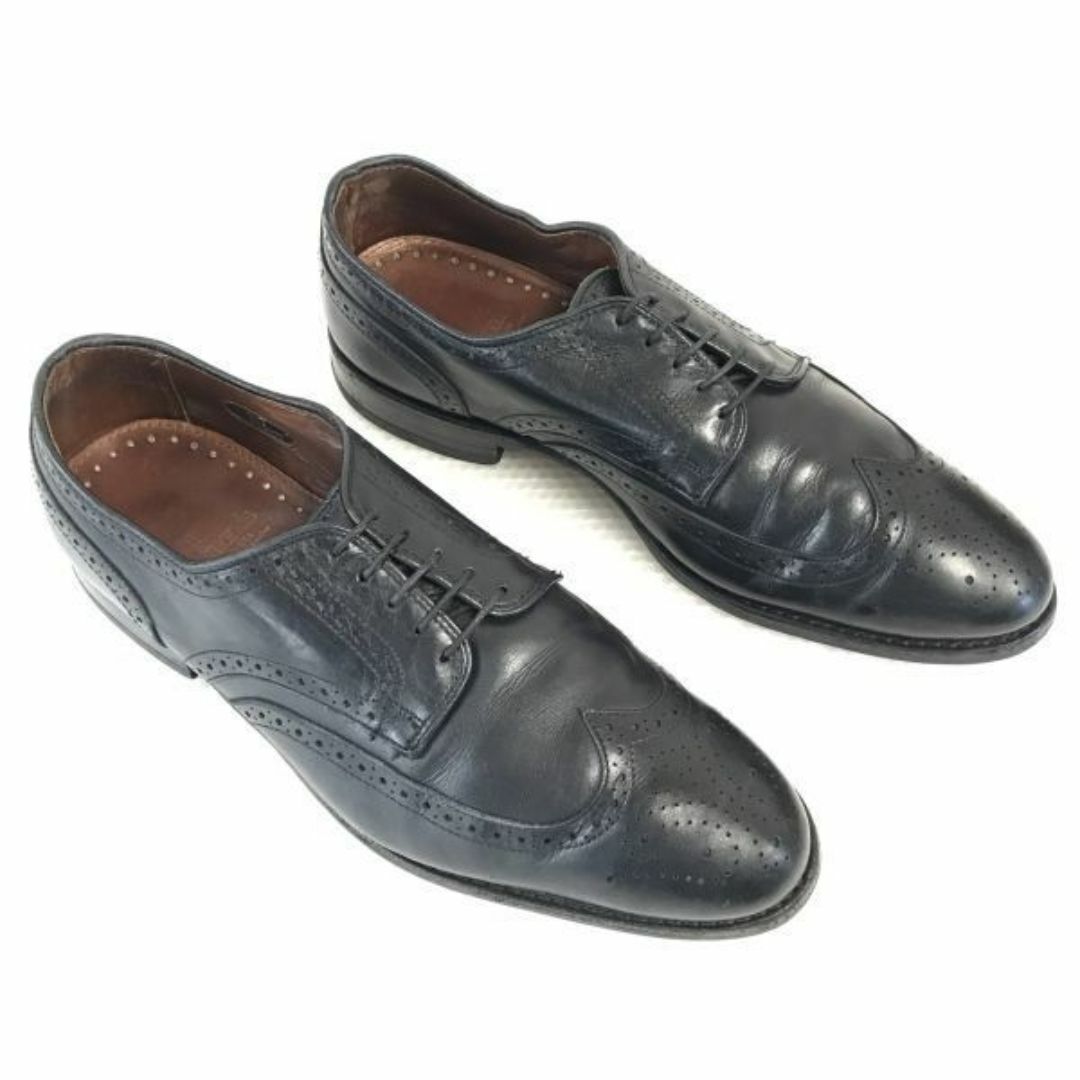 Allen Edmonds(アレンエドモンズ)のUSA製ビンテージ/Vintage★アレンエドモンズ/ALLEN EDMONDS/Lombard★本革/グッドイヤー製法/ウィングチップ【9.5D/27.0/黒/BLACK】dress shoes◆pA-52 #BUZZBERG メンズの靴/シューズ(ドレス/ビジネス)の商品写真