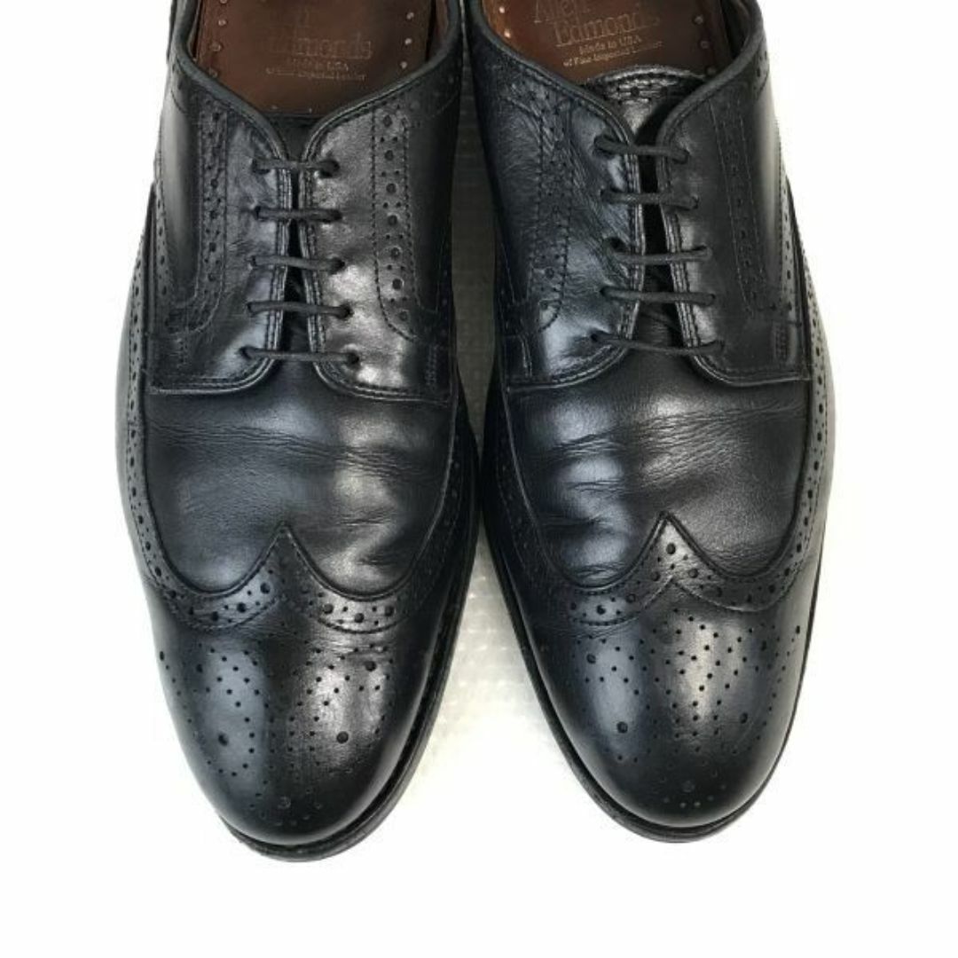 Allen Edmonds(アレンエドモンズ)のUSA製ビンテージ/Vintage★アレンエドモンズ/ALLEN EDMONDS/Lombard★本革/グッドイヤー製法/ウィングチップ【9.5D/27.0/黒/BLACK】dress shoes◆pA-52 #BUZZBERG メンズの靴/シューズ(ドレス/ビジネス)の商品写真