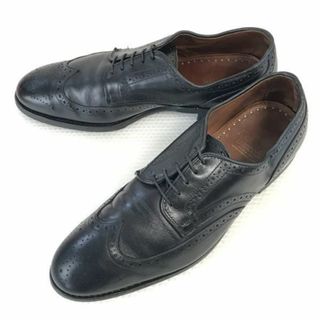 アレンエドモンズ(Allen Edmonds)のUSA製ビンテージ/Vintage★アレンエドモンズ/ALLEN EDMONDS/Lombard★本革/グッドイヤー製法/ウィングチップ【9.5D/27.0/黒/BLACK】dress shoes◆pA-52 #BUZZBERG(ドレス/ビジネス)