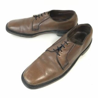 60s-70s?★weyenberg massagic/ウェインバーグ★本革/グッドイヤー/プレーントゥ【10.5B/27.0-28.0/茶/BROWN】ビンテージ/Vintage/dress shoes◆pD-119 #BUZZBERG(ドレス/ビジネス)