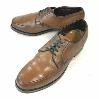 60s-70s/ビンテージ★JOHN MARTIN★バルカン/VULCAN/ARCH LIFT/本革/グッドイヤー製法/Uチップ【6.5E/24.5/茶/BROWN】dress shoes◆pE-151 #BUZZBERG(ドレス/ビジネス)