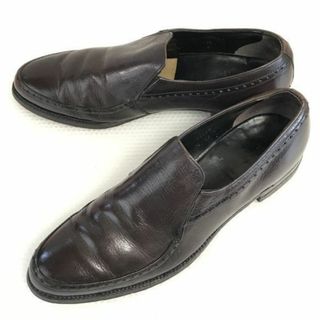 60s-70s?/USA/ビンテージ/Vintage★フリーマン/FREEMAN★グッドイヤー製法/ヴァンプシューズ/スリッポン【10.5C/27.5-28.0/暗茶】dress shoes◆pA-140 #BUZZBERG(ドレス/ビジネス)