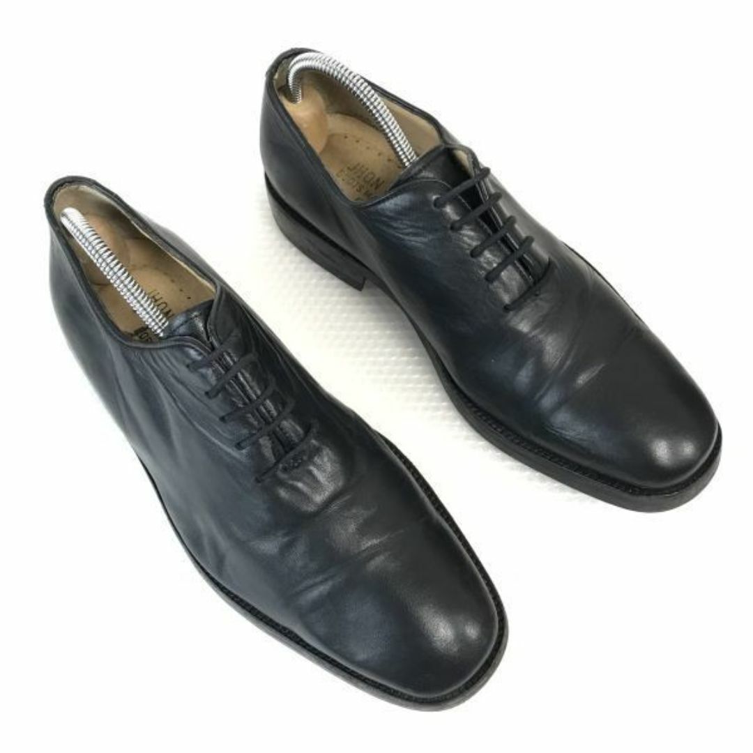 ビンテージ★19世紀創業老舗/JOHN BUCKLER★本革/ホールカットシューズ【40/25.0/黒/BLACK】職人ハンドメイド/ビジネス/dress shoes◆pA-64 #BUZZBERG メンズの靴/シューズ(ドレス/ビジネス)の商品写真